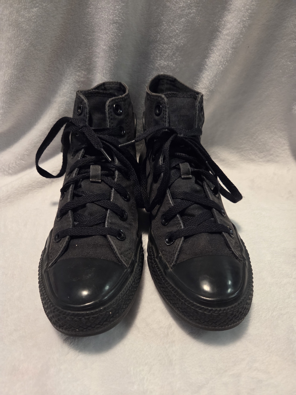 Converse Men's Black High-Top Canvas Sneakers